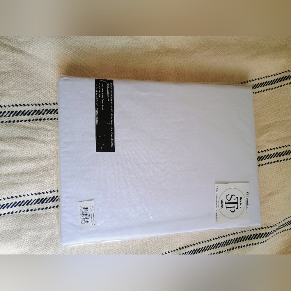 STP Goods White Fitted Sheet